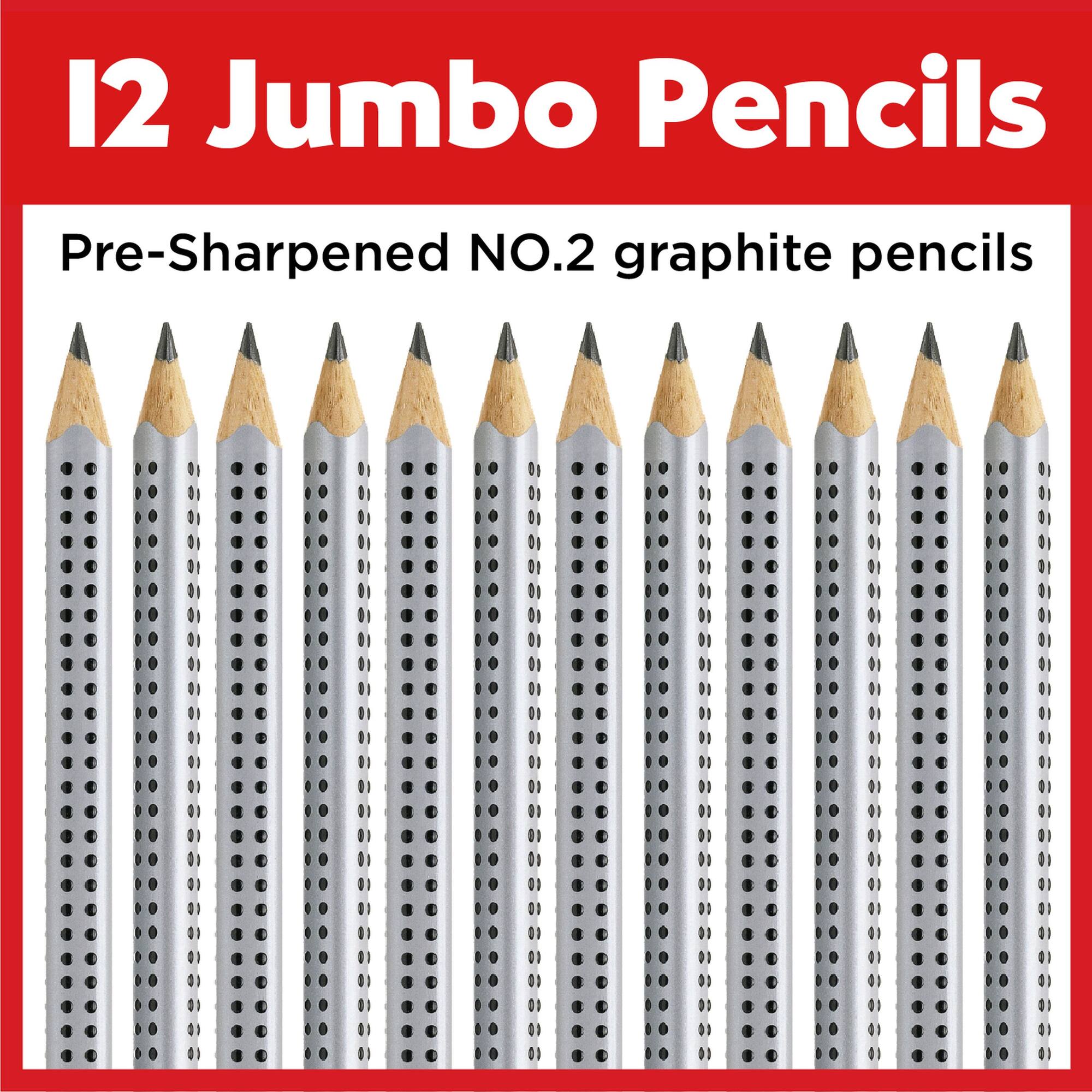 Faber-Castell® Jumbo Grip Graphite No.2 B EcoPencils, 12ct.